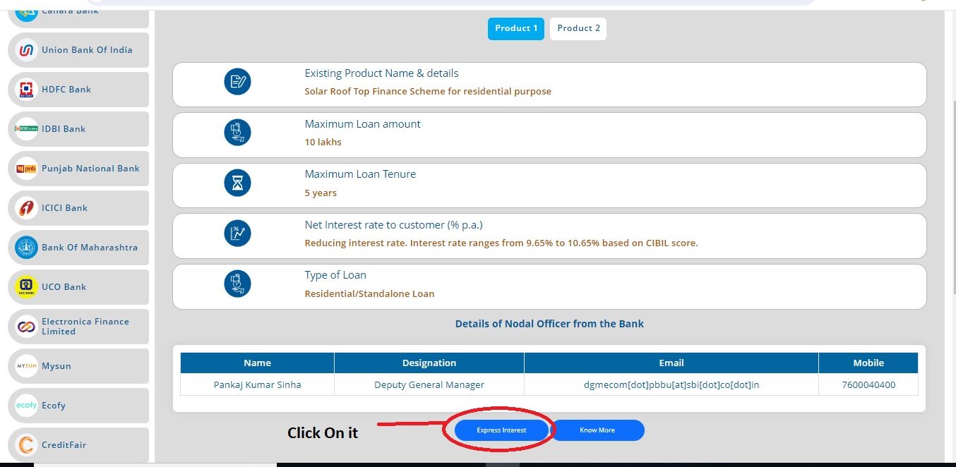 अप्लाई करे EXPRESS INTEREST पर क्लिक करे 